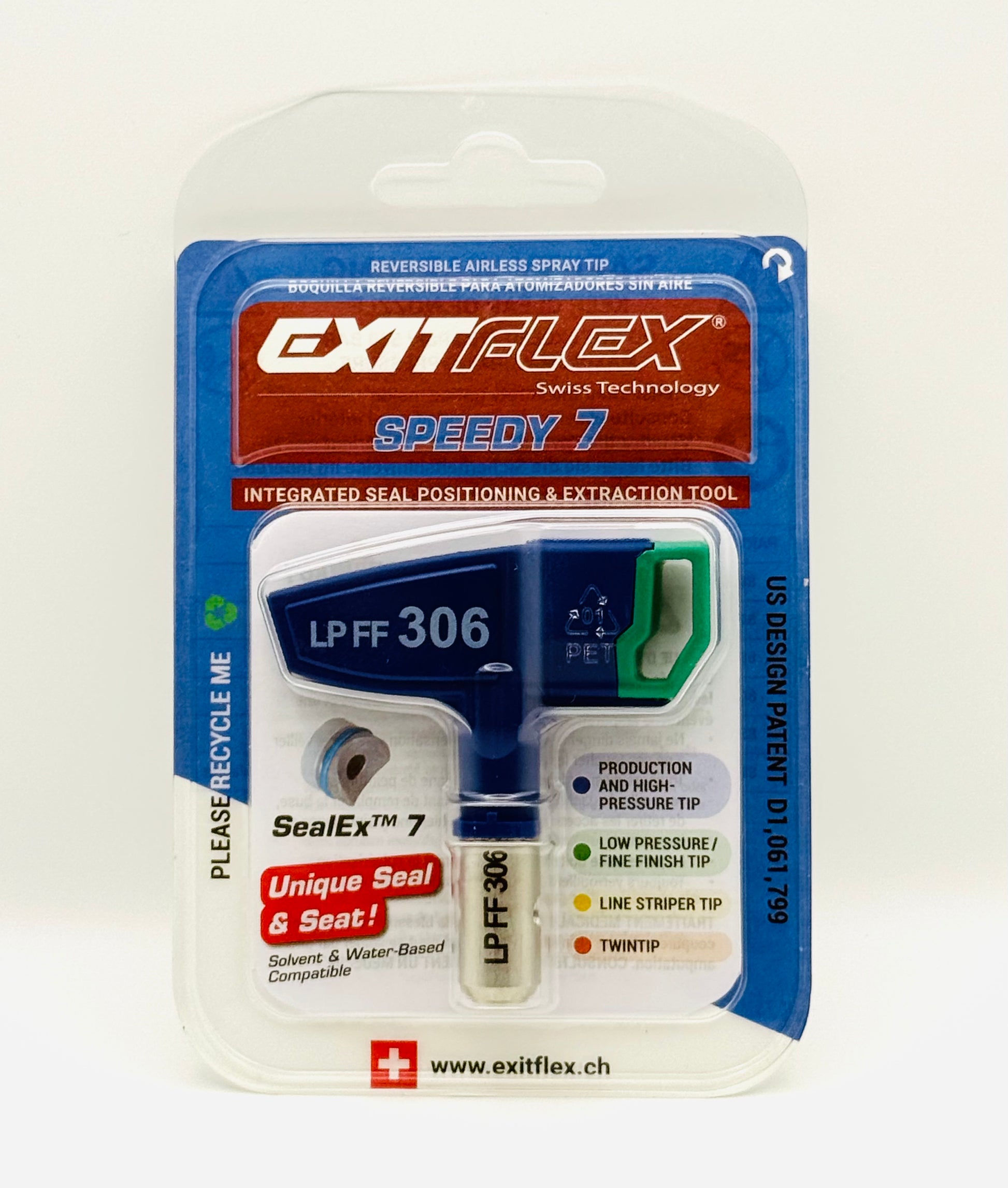 ExitFlex Speedy 7 - Green (LOW PRESSURE FINE FINISH TIP)306