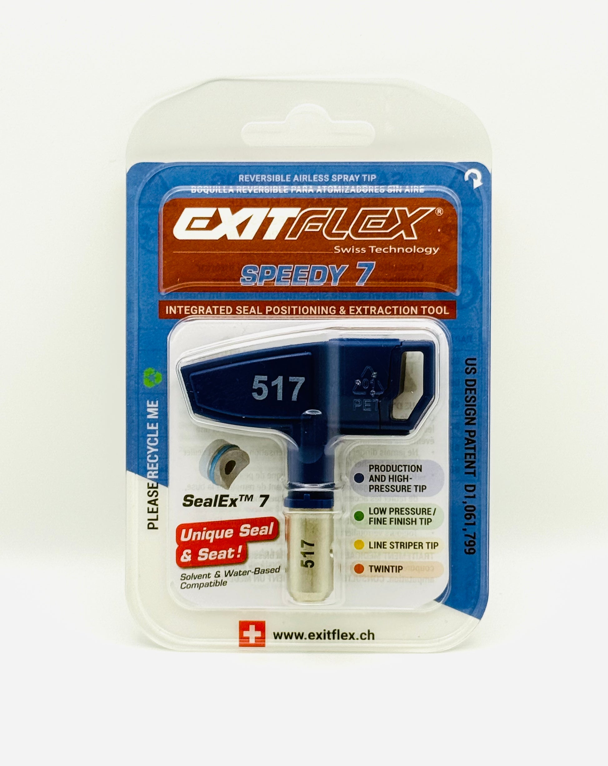 ExitFlex Speedy 7 – Blue (PRODUCTION AND RIGH- PRESSURE TIP)