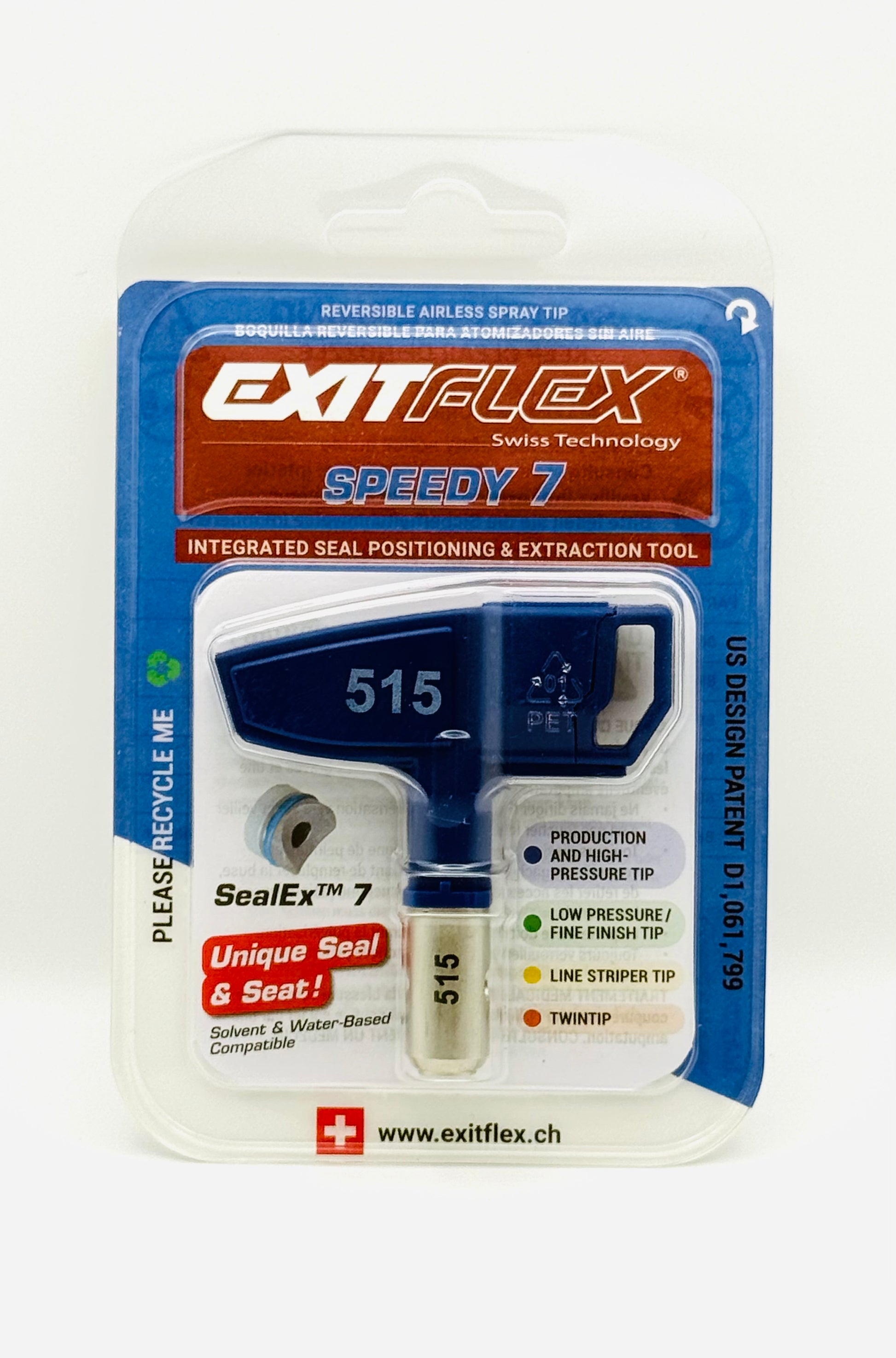 ExitFlex Speedy 7 – Blue (PRODUCTION AND RIGH- PRESSURE TIP)515